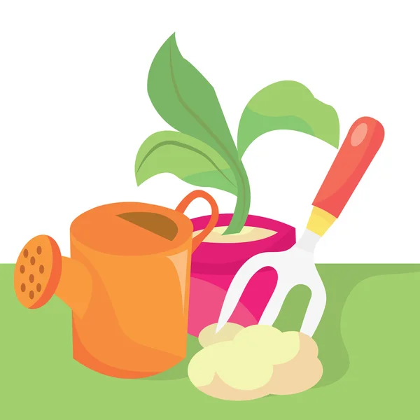 Gardening — Stock Vector