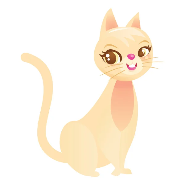 Chaton mignon chat — Image vectorielle