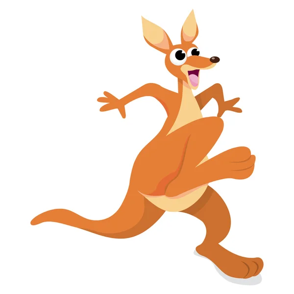 Cartoon Kangaroo — Stock Vector