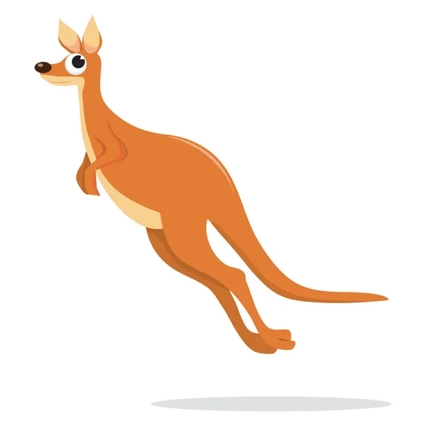 Tecknad känguru — Stock vektor