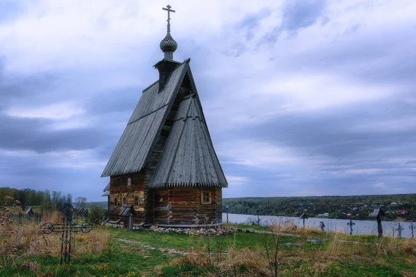 Rússia Plyos Maio 2021 Igreja Ressurreição Monte Levitan Plyos Nos — Fotografia de Stock