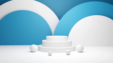 Ürün yerleştirme ve düzenlenebilir renk için 3d sunum