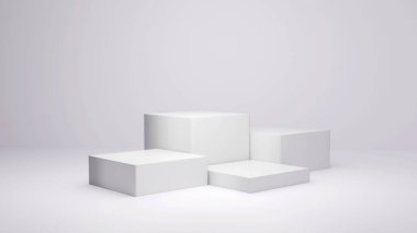 Ürün yerleştirme ve düzenlenebilir renk için 3d sunum