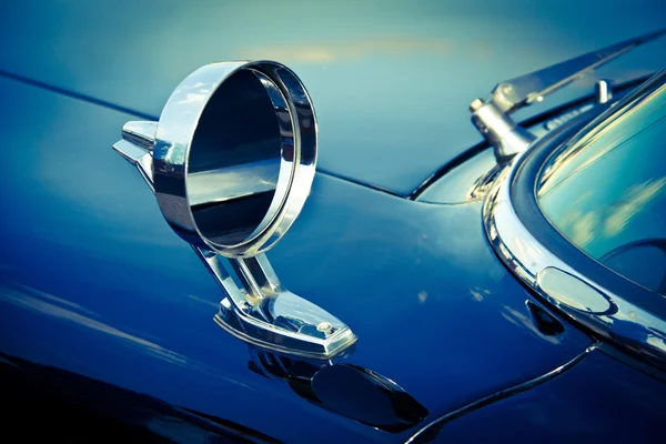 Old car view on the left front side