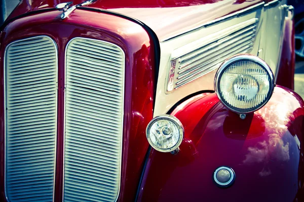 Old car front view — Stock Photo, Image