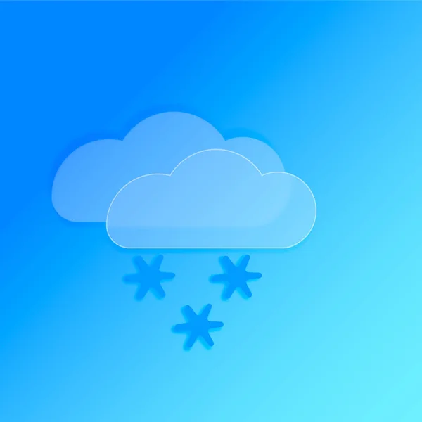 weather, snow, cloud, glass effect, sky icon, nature