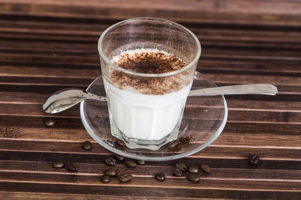 Milch mit Kakao — Stockfoto