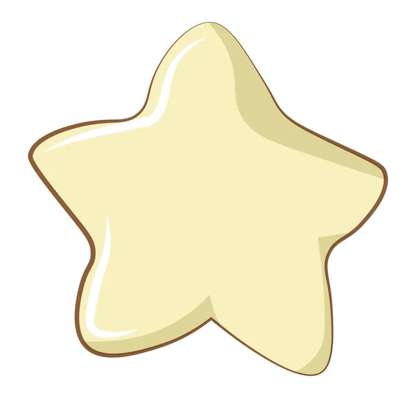 Brilha Pequena Estrela Estilo Dos Desenhos Animados — Vetor de Stock