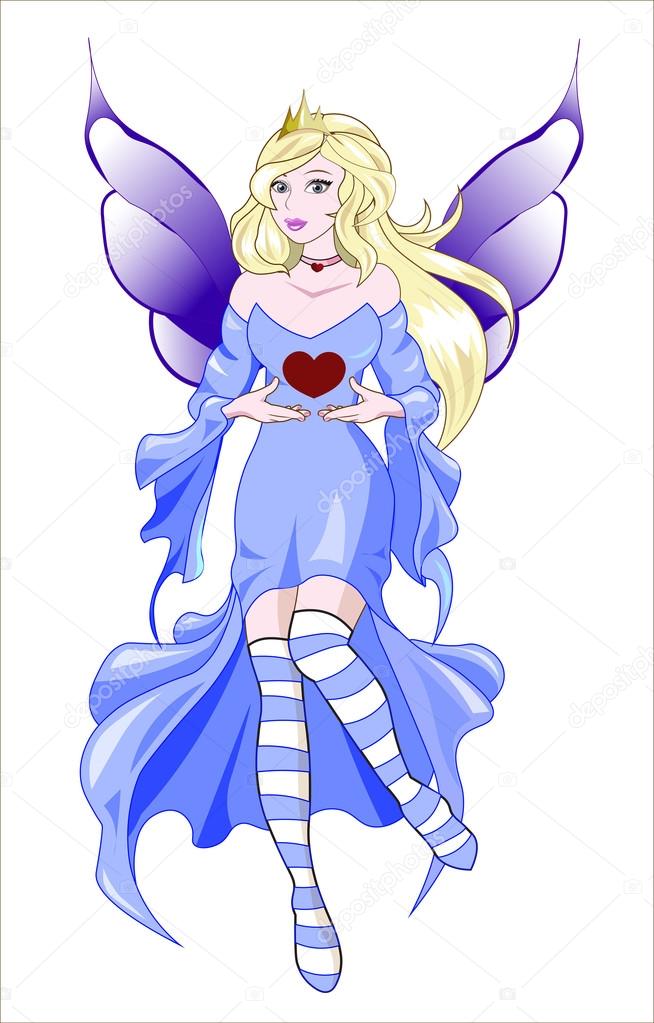fairy Valentines blue