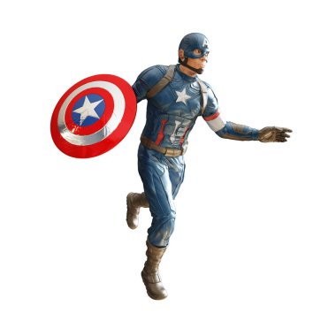  Kaptan Amerika İntikamcılar 4 karakter modeli 