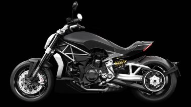 Siyah metalik helikopter motosikleti.