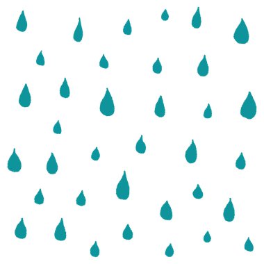 Yağmur damlacıkları desenli. Vektörsüz nokta deseni. Soyut geometrik arkaplan. Mavi tonlarda soyut arkaplan.