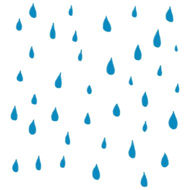 Yağmur damlacıkları desenli. Vektörsüz nokta deseni. Soyut geometrik arkaplan. Mavi tonlarda soyut arkaplan.