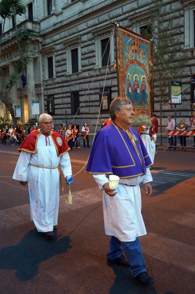 ROMA, ITALIA - 4 DE JUN DE 2015: Durante la celebración de la Fiesta de C — Foto de Stock