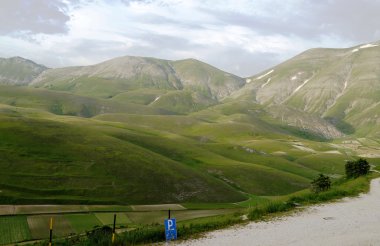 Castelluccio, Perugia, Umbria, İtalya