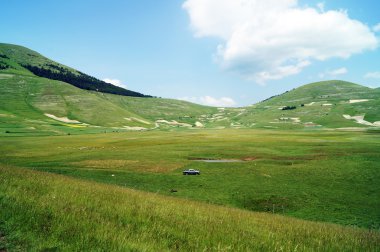 Castelluccio, Perugia, Umbria, İtalya