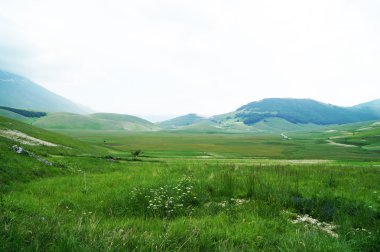 Castelluccio, Perugia, Umbria, İtalya