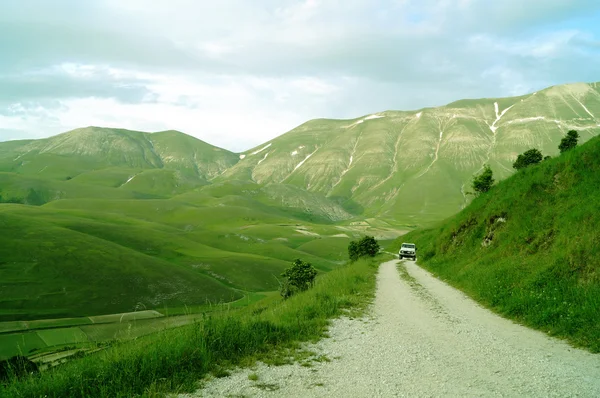 Castelluccio, Perugia, Umbria, Italia — Foto Stock