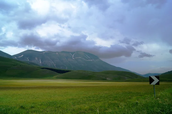 Castelluccio, Perugia, Umbria, Włochy — Zdjęcie stockowe