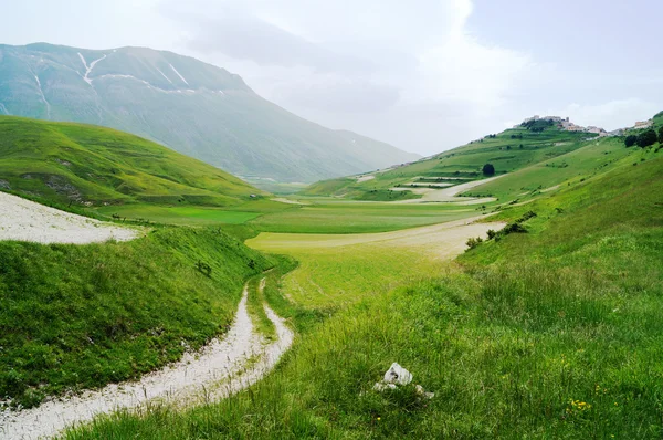 Castelluccio, Perugia, Umbria, Włochy — Zdjęcie stockowe