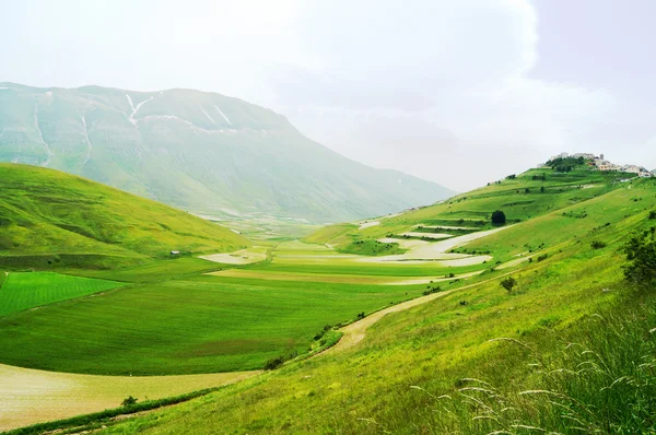 Castelluccio, Perugia, Umbria, Włochy — Zdjęcie stockowe