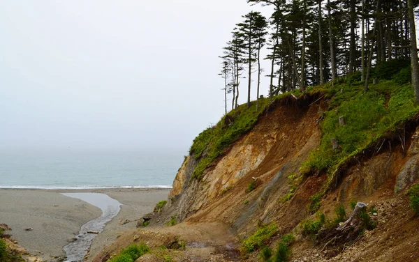 Vue Colline Baie Mer Okhotsk Île Sakhalin — Photo