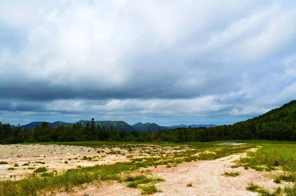 Restes Volcan Boue Île Sakhaline — Photo