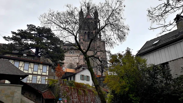 Cathédrale Dans Vieille Ville Lucerne Suisse — Photo