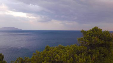 Golitsyn yolunda gün batımı, Novy Svet Köyü, Kırım Cumhuriyeti