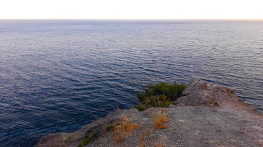 Golitsyn yolunda gün batımı, Novy Svet Köyü, Kırım Cumhuriyeti