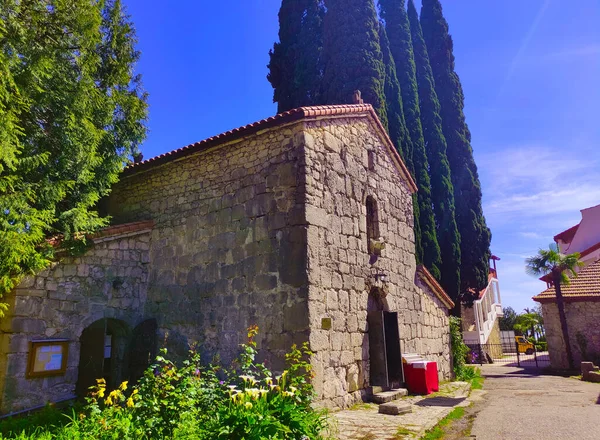 Gereja Benteng Abaata Gagra Abkhazia — Stok Foto