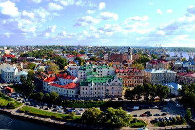Vyborg kule kalenin Vyborg görünümünü