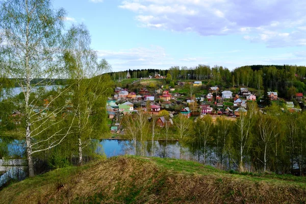 Плёс. Вид на город — стоковое фото