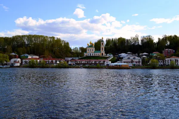 Плёс. Вид на город — стоковое фото