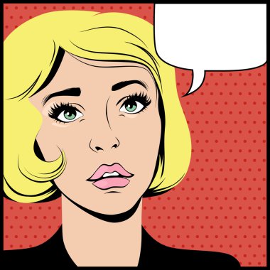 Pop art kadın şaşırttı