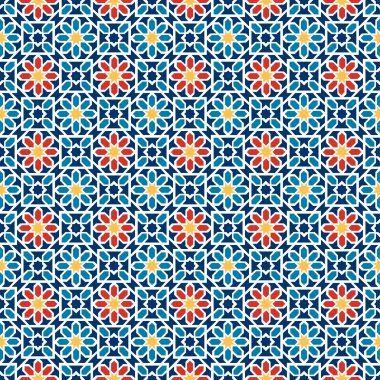 İslam seamless modeli. Tatil kartları için vektör Arap geometrik oryantal desen.