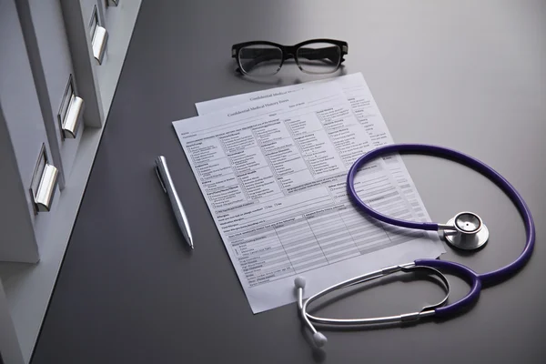 Estetoscopio, concepto de medicina —  Fotos de Stock