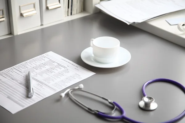 Estetoscópio, conceito de medicina — Fotografia de Stock