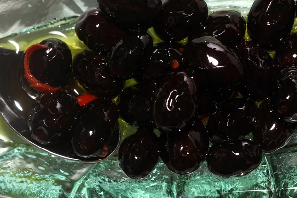 Balck zeytin yağı — Stok fotoğraf