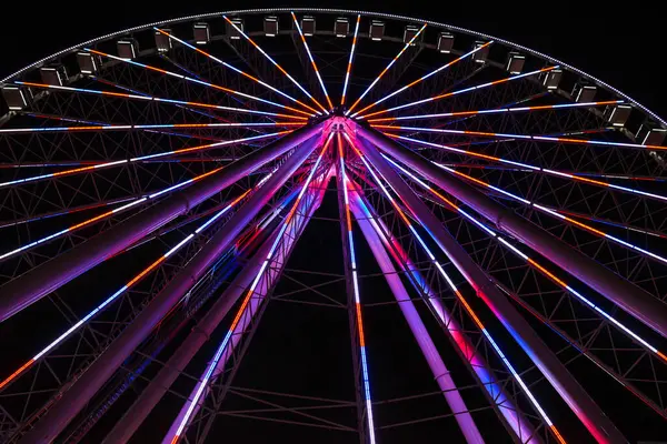 Yolcu St. Louis 'de dönme dolaba binerken eğleniyor, Mo