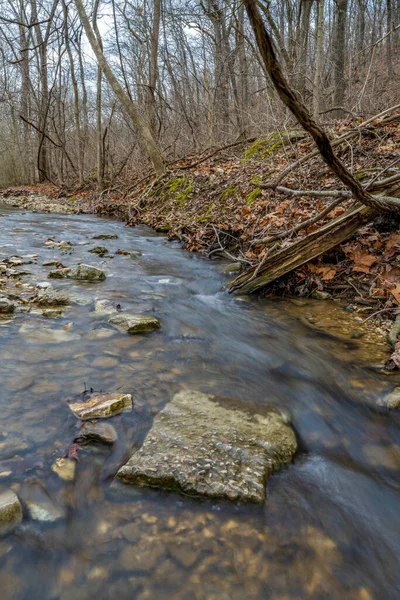 Small Creek water falls in southern Illinois, USA.