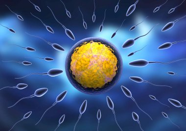 Hasarlı DNA dizilerinin 3 boyutlu çizimi. DNA, ya da deoksiribonükleik asit,