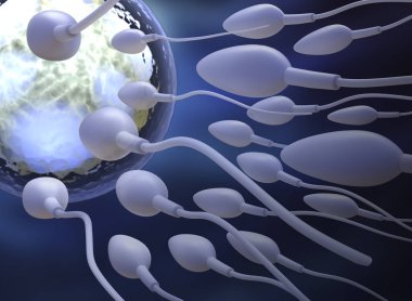 Hasarlı DNA dizilerinin 3 boyutlu çizimi. DNA, ya da deoksiribonükleik asit,