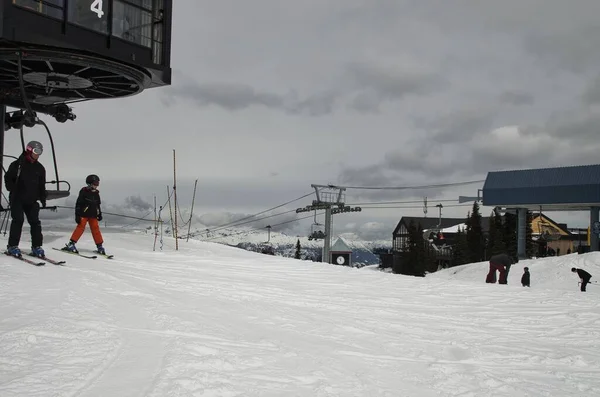 Zwarte Kamberg Whistler Canada Mei 2017 Mensen Die Genieten Van — Stockfoto