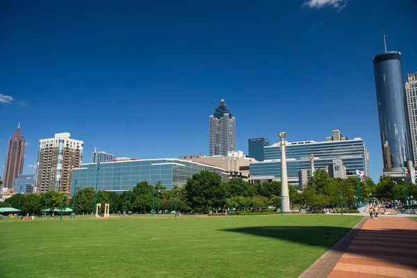 Atlanta Géorgie Septembre 2021 Panoramique Des Toits Centre Ville Atlanta — Photo