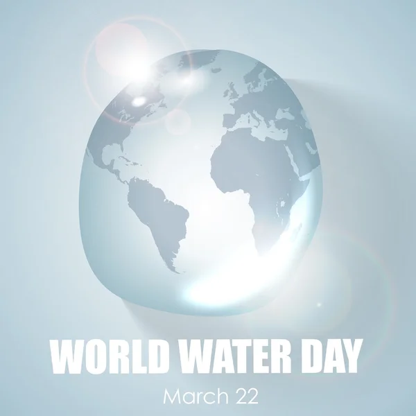 世界水の日 — ストックベクタ