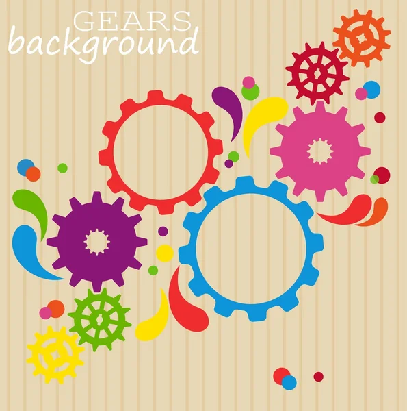 Gear drawing background vector Stock Vector Image by ©IceDesigner 86329116