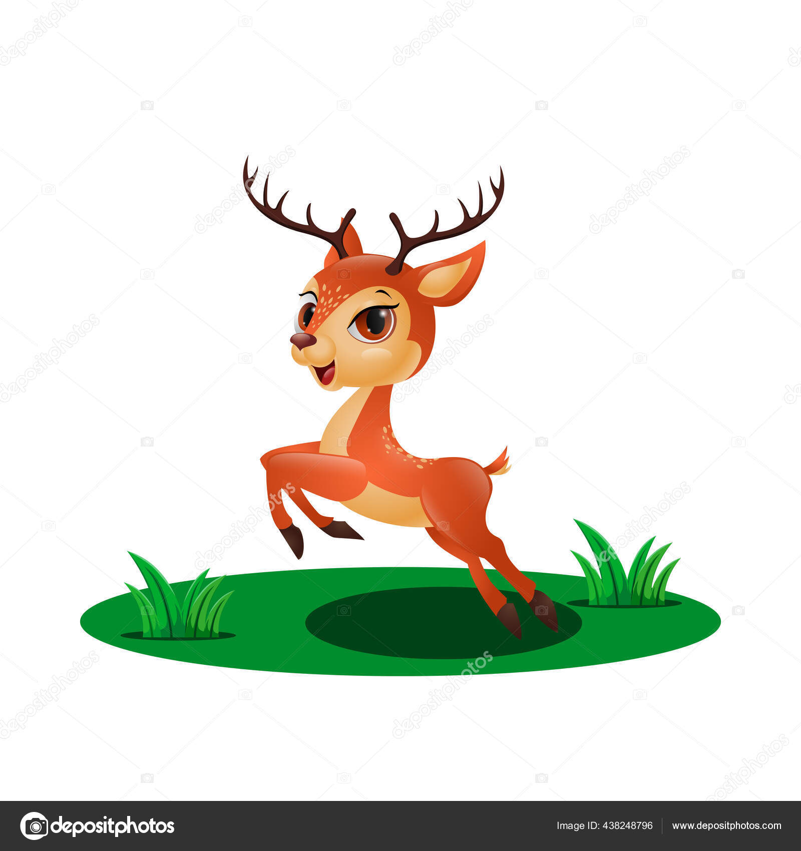 99 나이트 인더 포레스트 사슴 쉽게그리기 | TikTok, image size:1600x1700