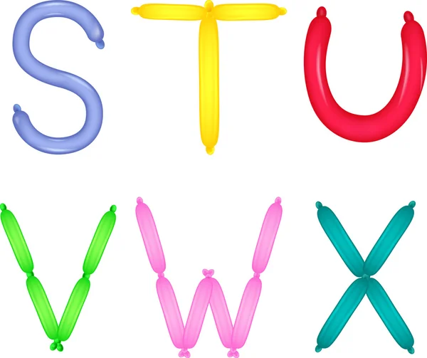 Colorido de alfabeto — Vector de stock