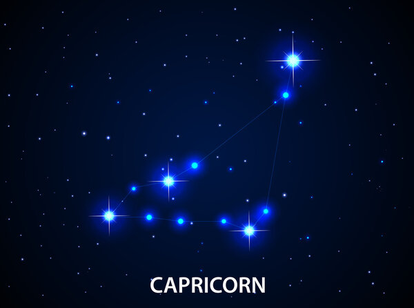 Set of Symbol Zodiac Capricorn